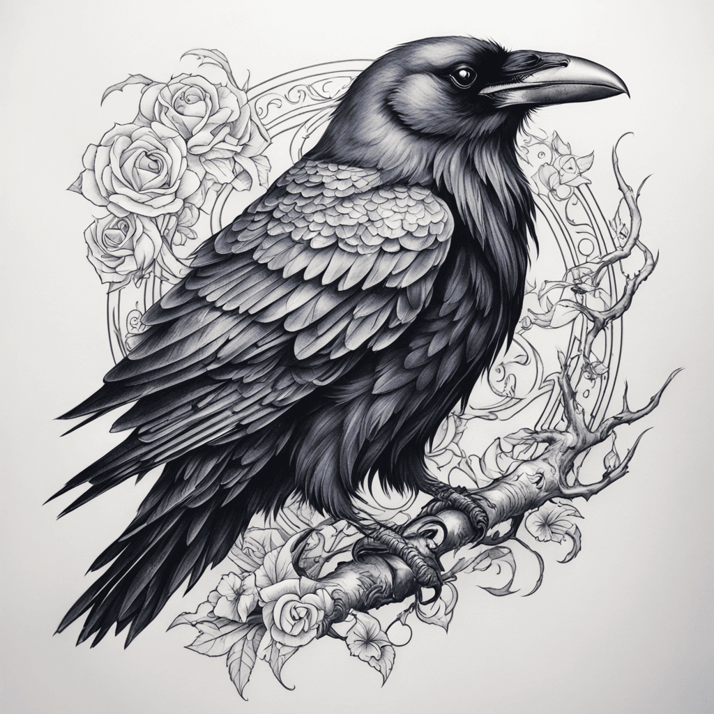 Dark raven
