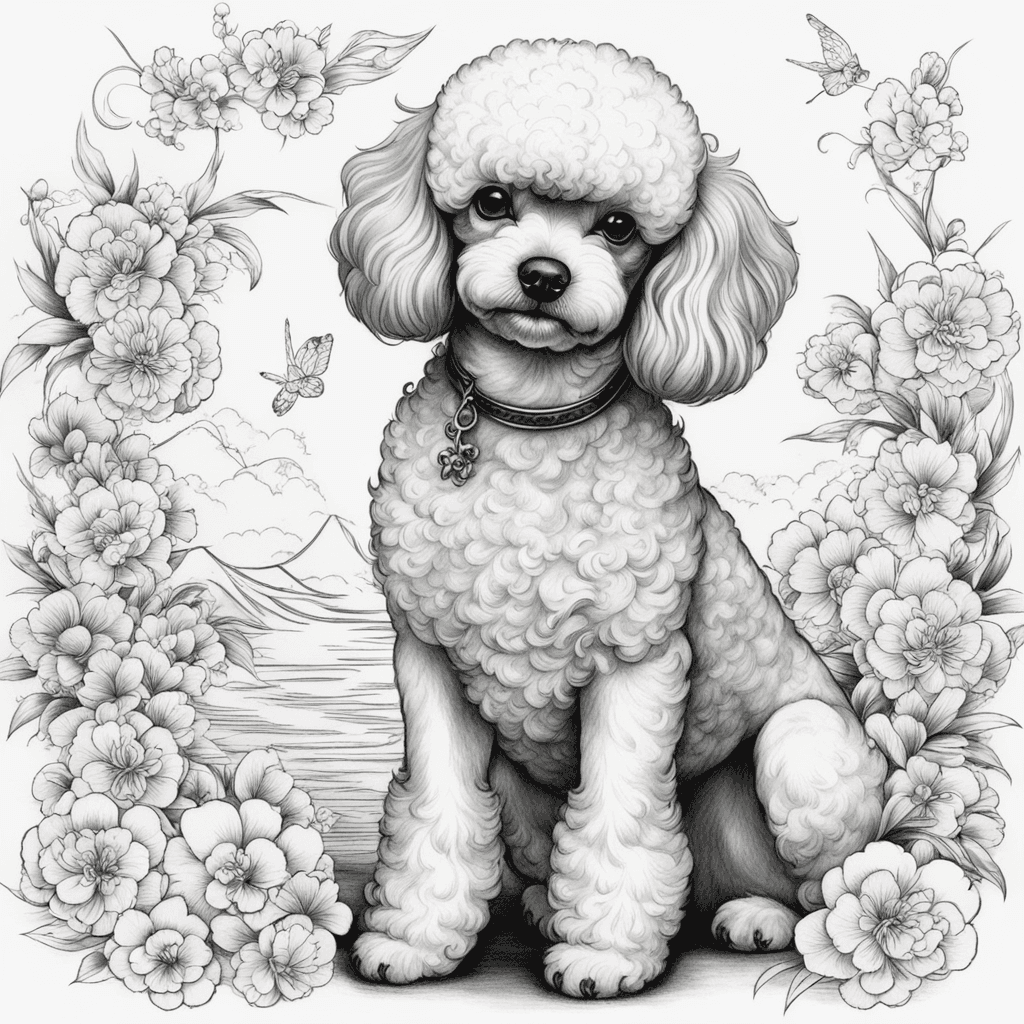 French poodle 