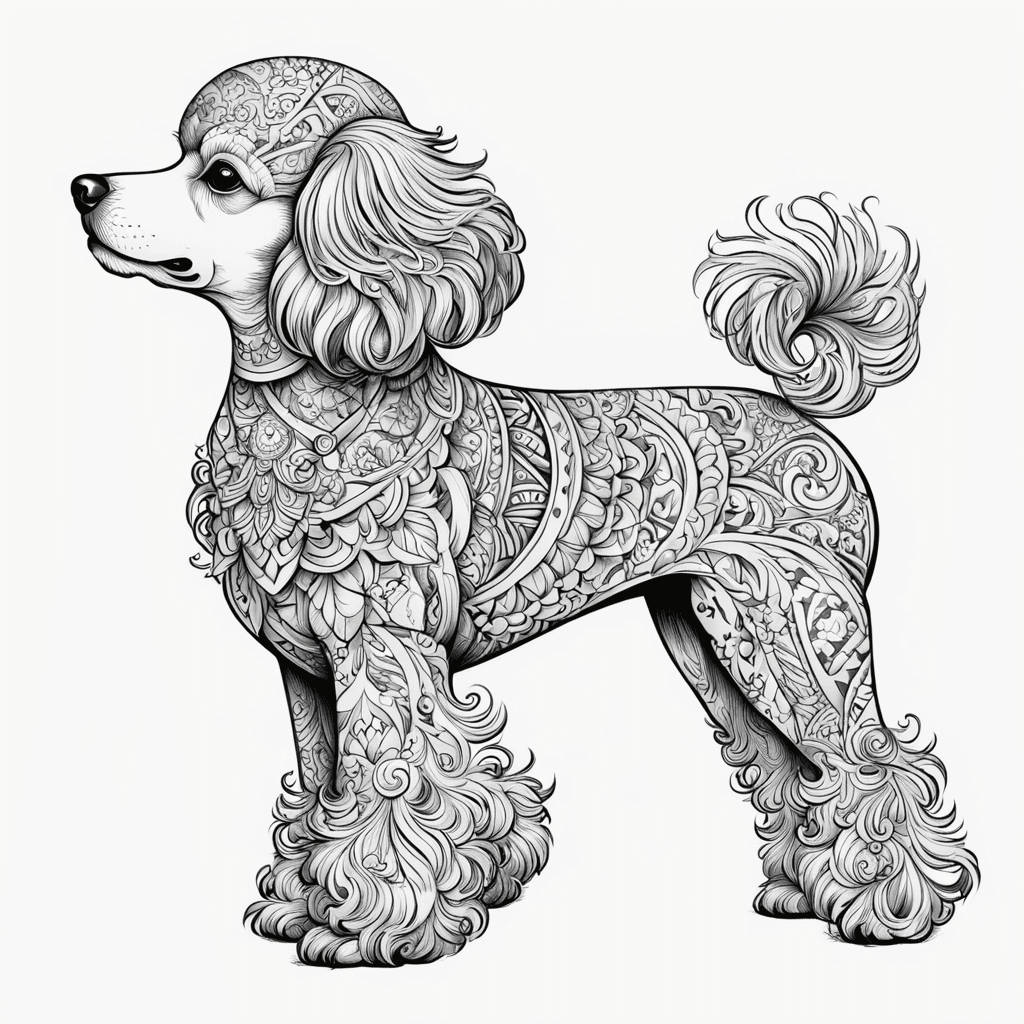 French poodle 