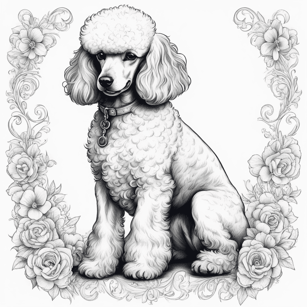 French poodle 