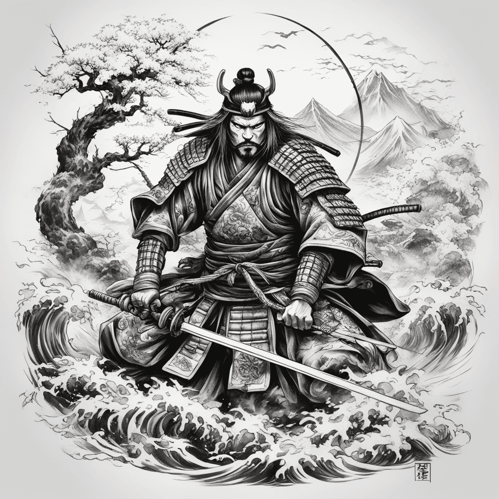 samurai, horror, combatant
