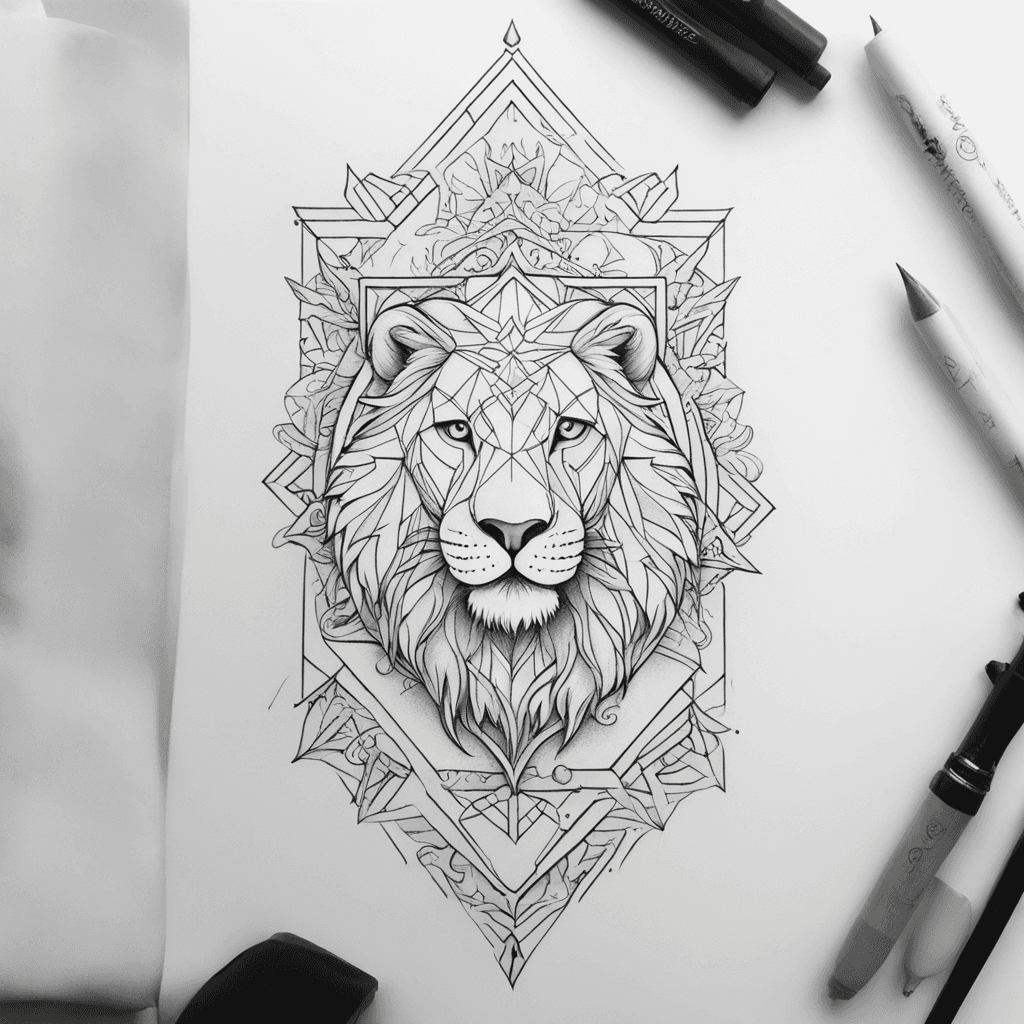 Geometric arm band tattoo that represents his fortitude and passion but also an aura of down-to-earth humility and positive vibes.reflects a story of ambition, dedication, and the quiet strength of staying grounded.