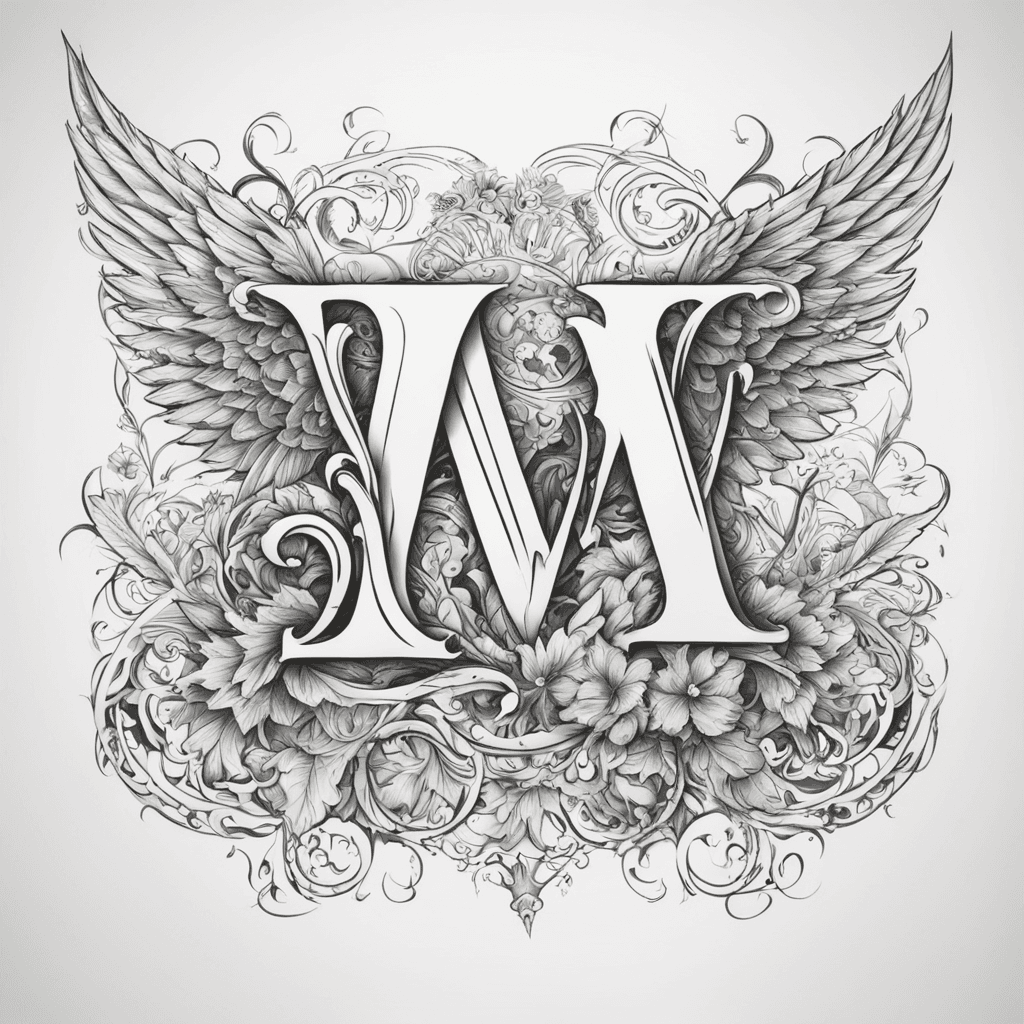 Only letters KLPW with hidden W 