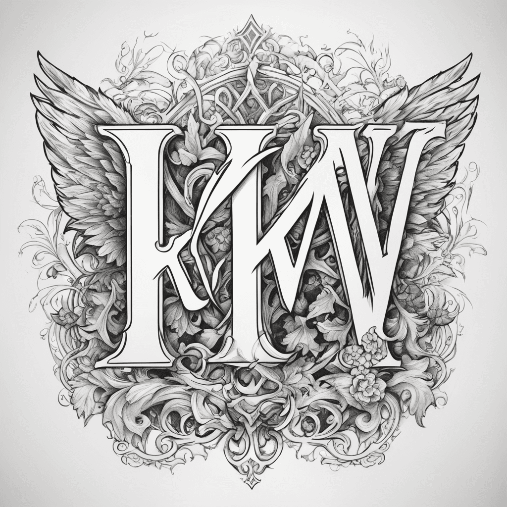 Only letters K.L.P.W with hidden W 