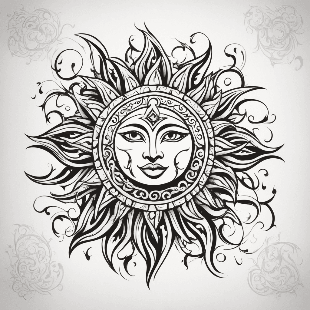 Water sun 