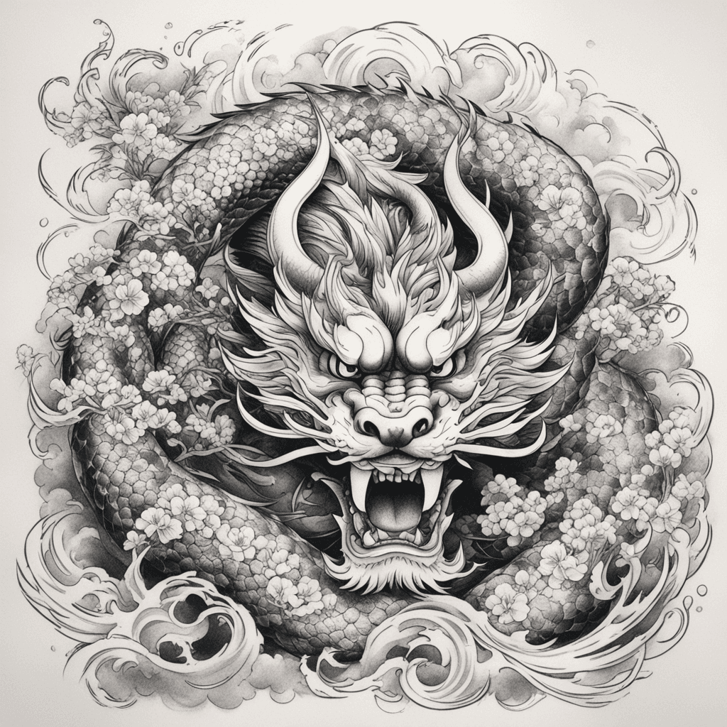 龍 Japan armwork