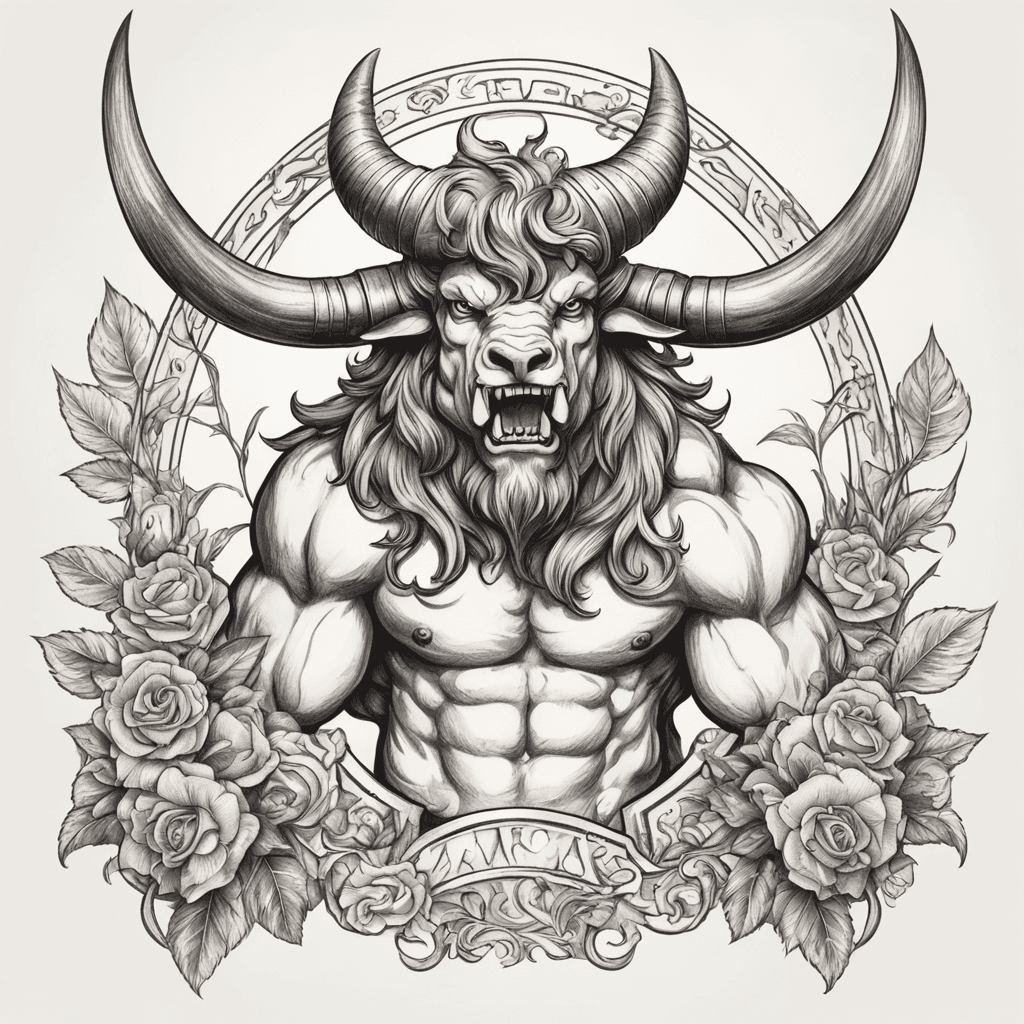 Minotaur holding axe 