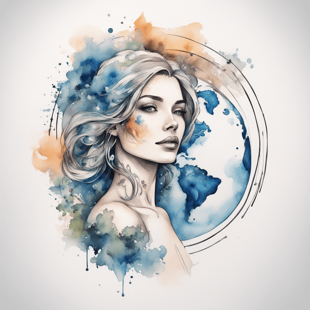 A woman as Earth