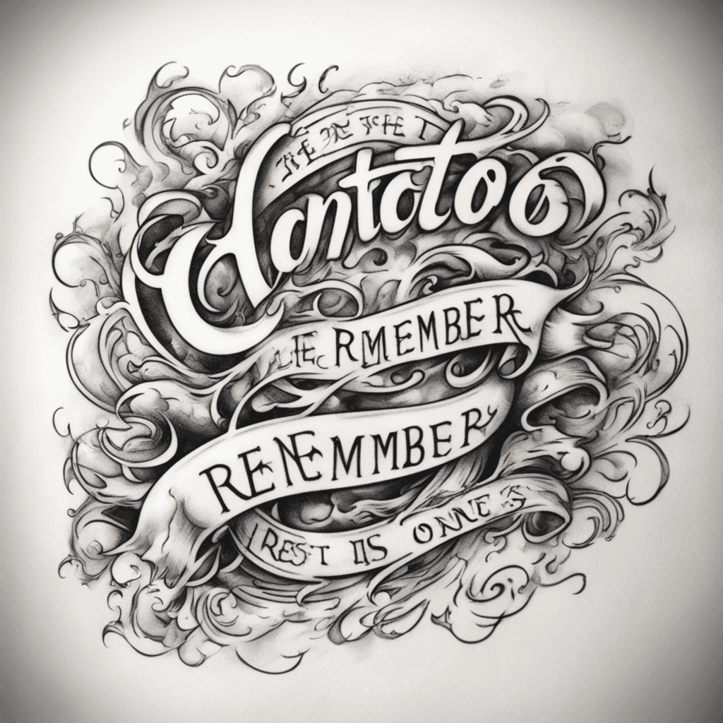 The phrase "when the life gets you down remember it is one the rest is up" flowing script font. The letters will appear to emerge from wisps of smoke, with the smoke effect gradually dissipating as it moves away from the text.