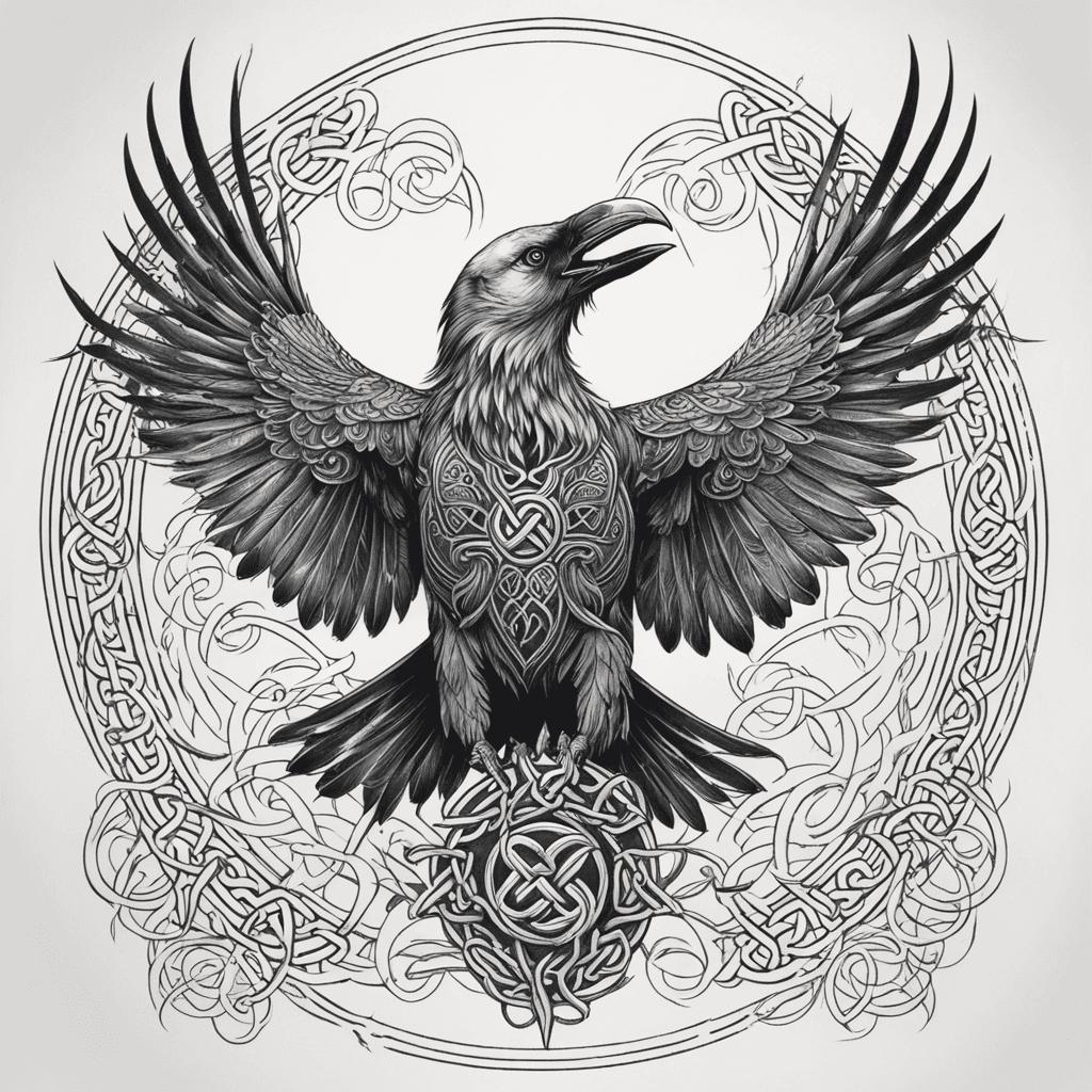 Celtic raven