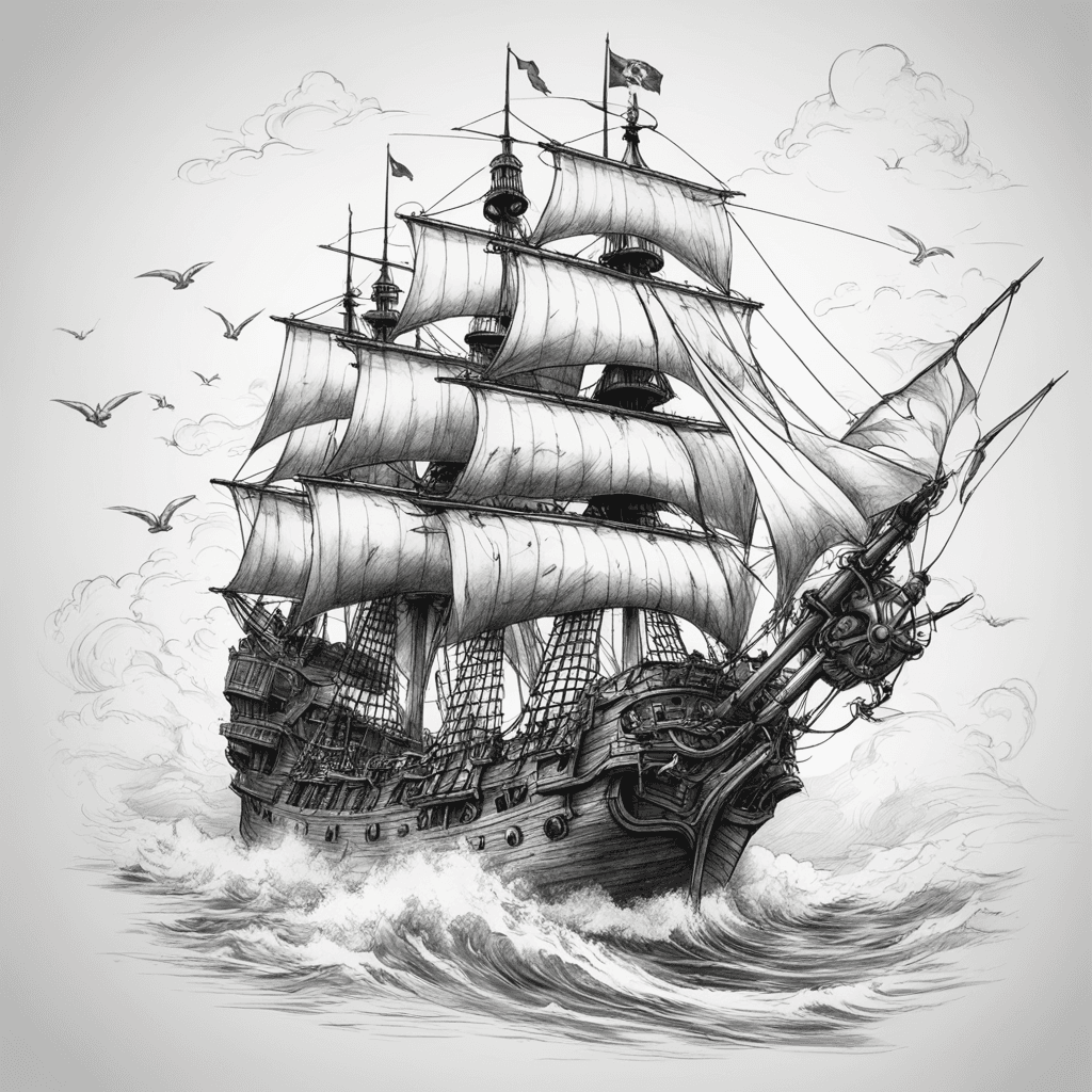 Flying Dutchman pirate ship