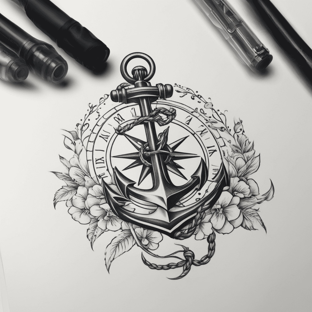 wrist tattoo anchor longitude -71.460442 latitude 43.595587 