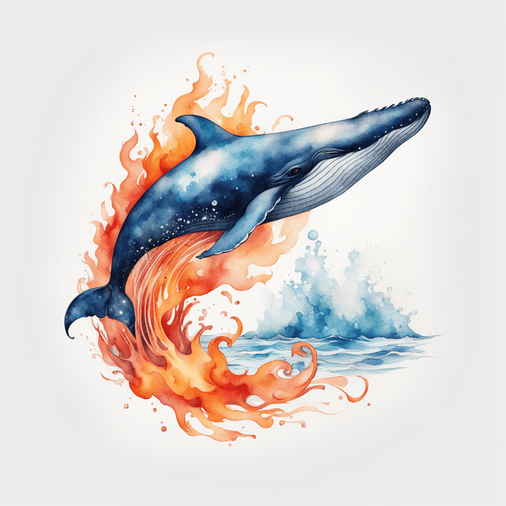 Whale water fire 