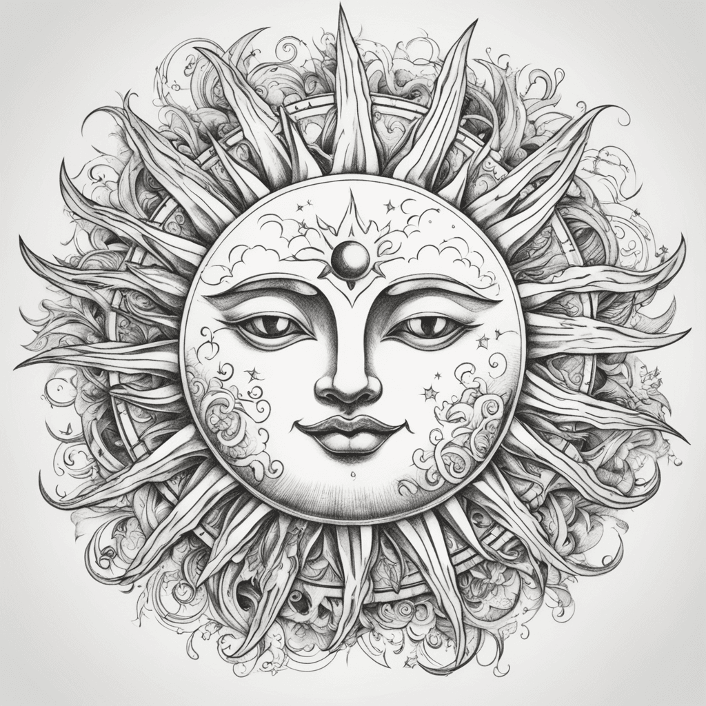 Sun and moon