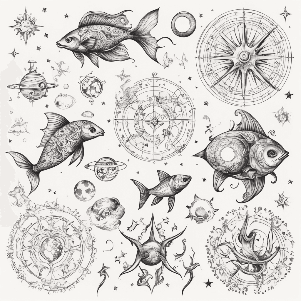 space, universe, horoscope, pisces