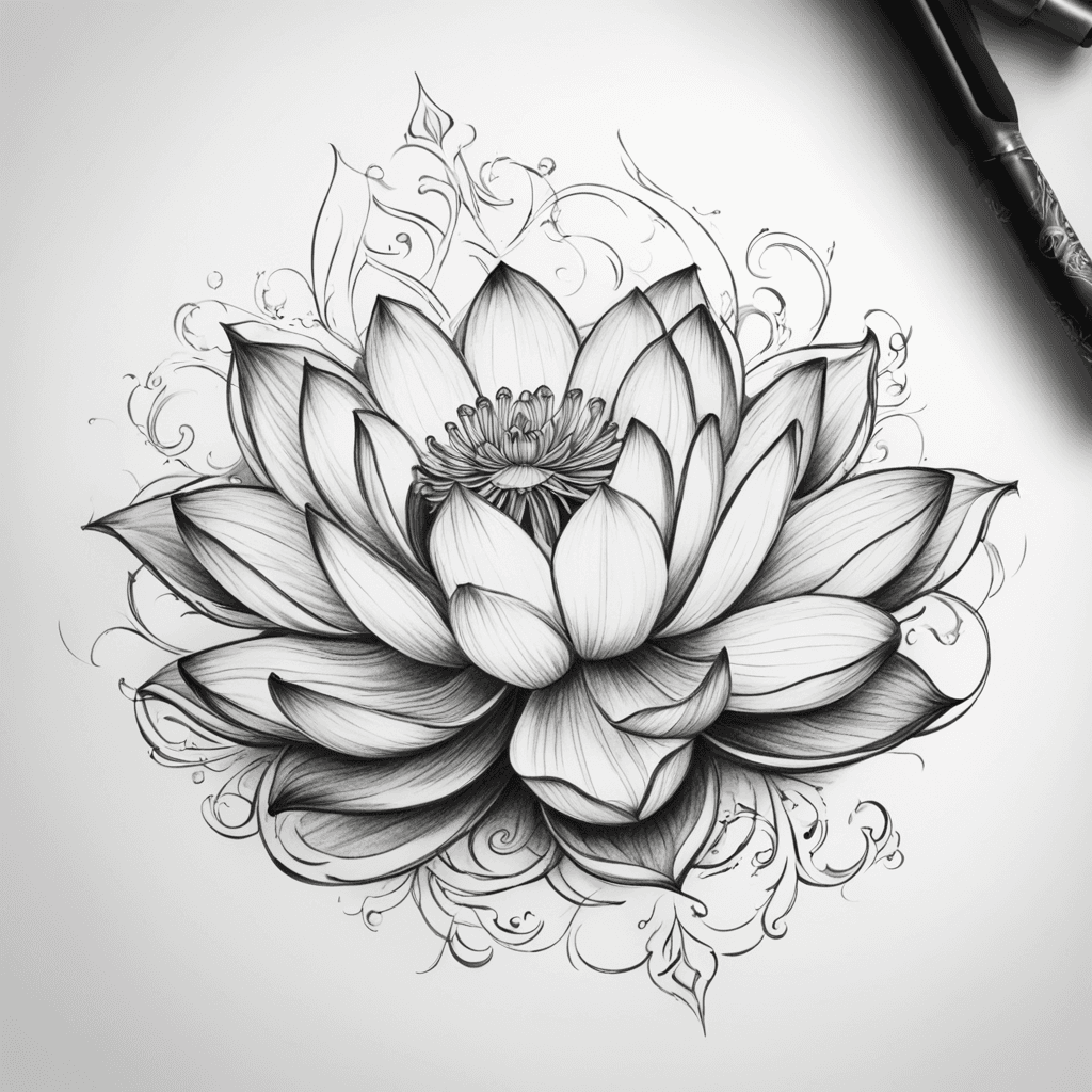 cover up .wrap around wrist lotus flower