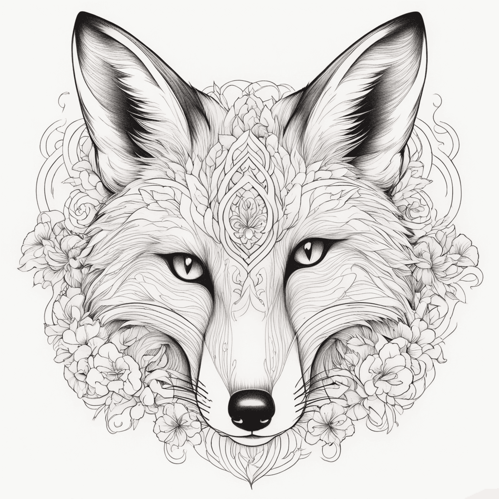 Fox simple fine line