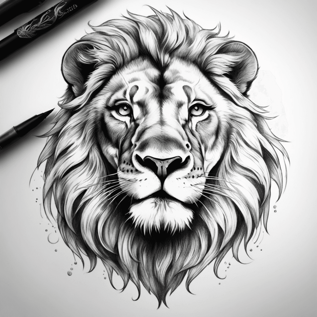 Lion in its majesty