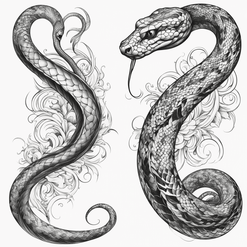 snake Wrap around the arm Medium length