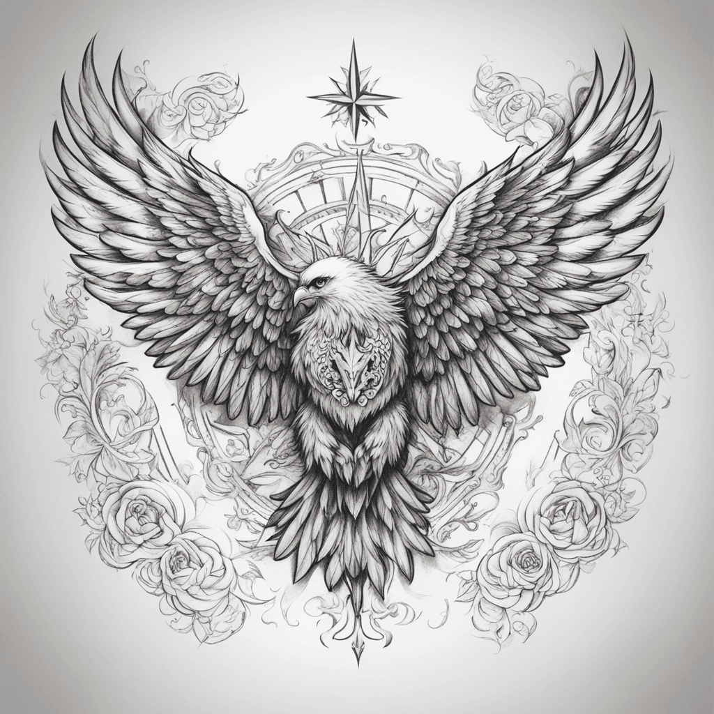 For the mighty wings, write viva la Vida in the middle