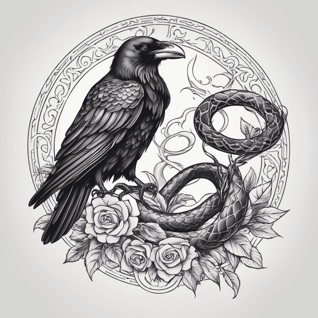 RAVEN AND SNAKE